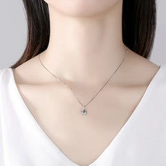 1 CT moissanite butterfly necklace for women
