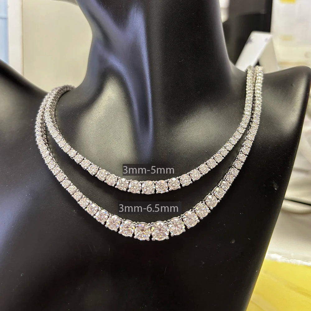 Luxury moissanite necklace for weddings and special occasions
