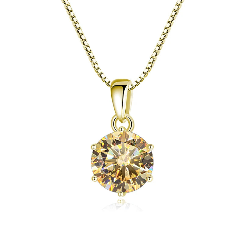 1 CT moissanite butterfly necklace for women
