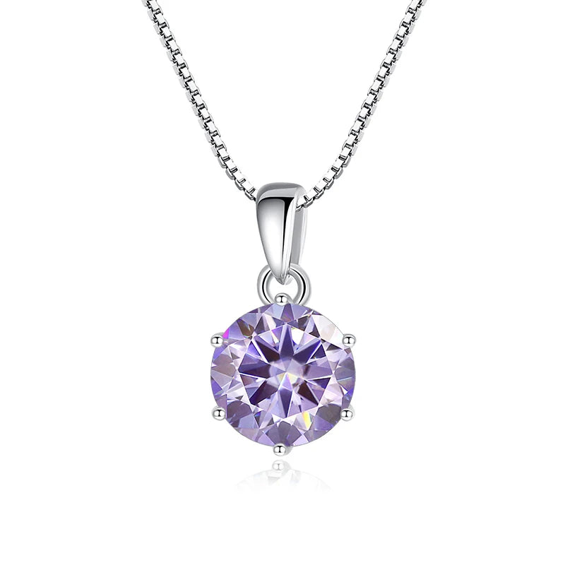 Elegant silver butterfly pendant with diamond-like sparkle
