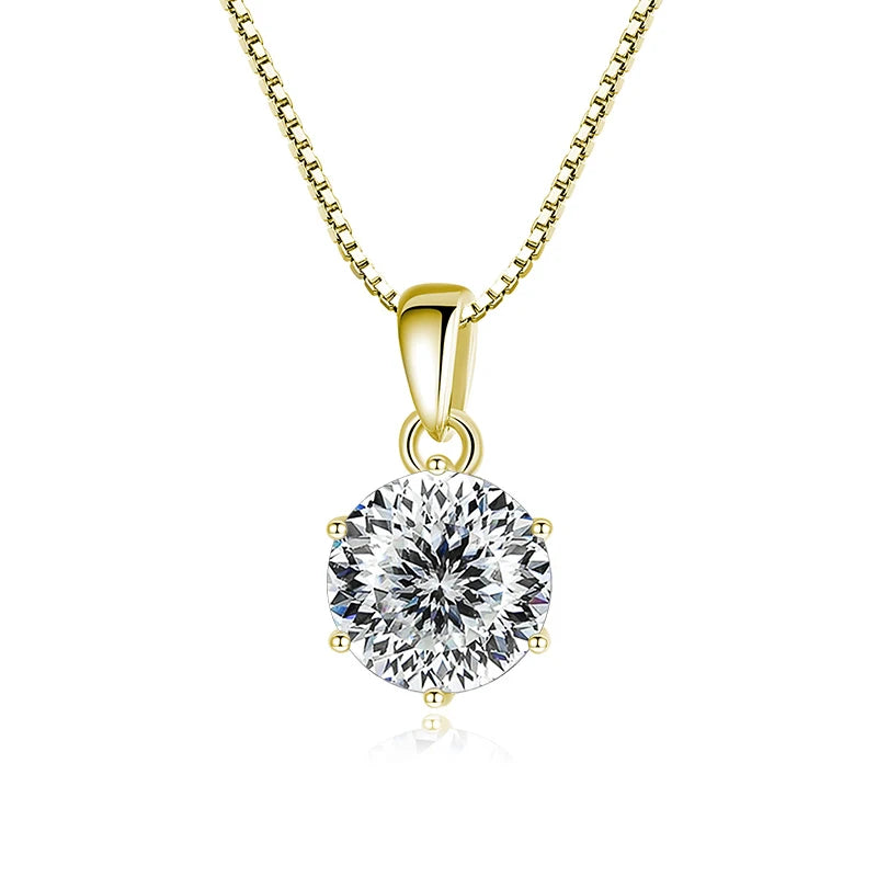 1 CT moissanite butterfly necklace for women
