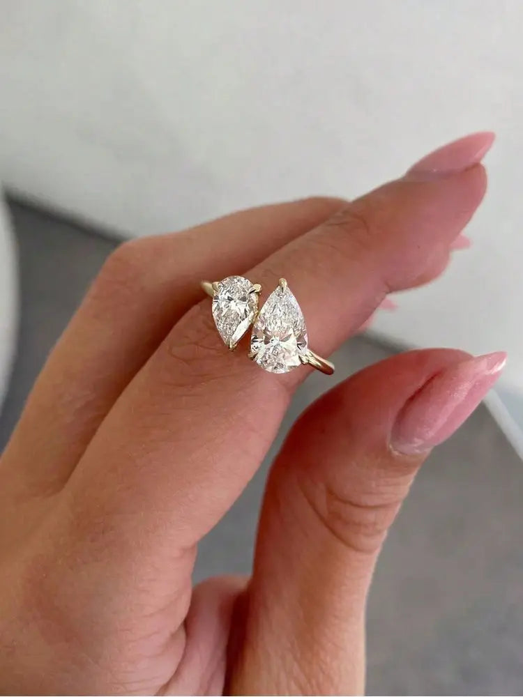 Women’s lightweight sterling silver elegant ring jewelry
