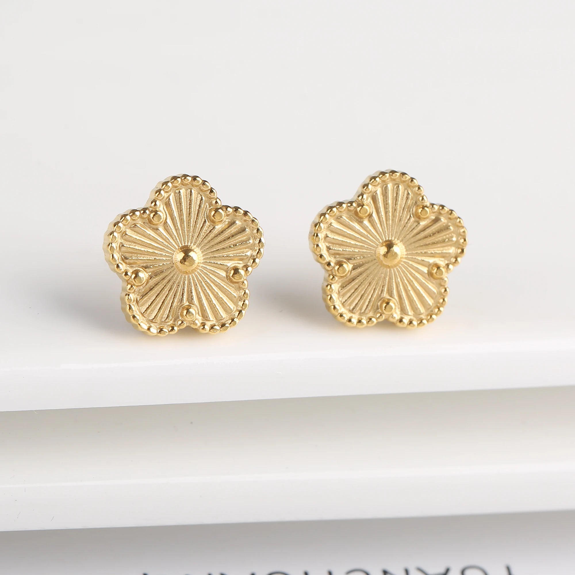 Stylish clover inspired bracelet symbolizing luck and love