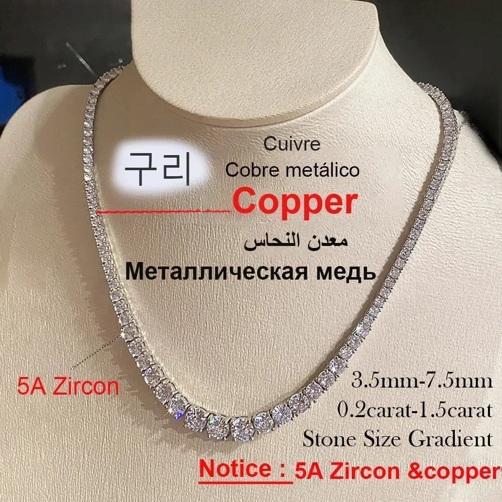 Luxury moissanite necklace for weddings and special occasions
