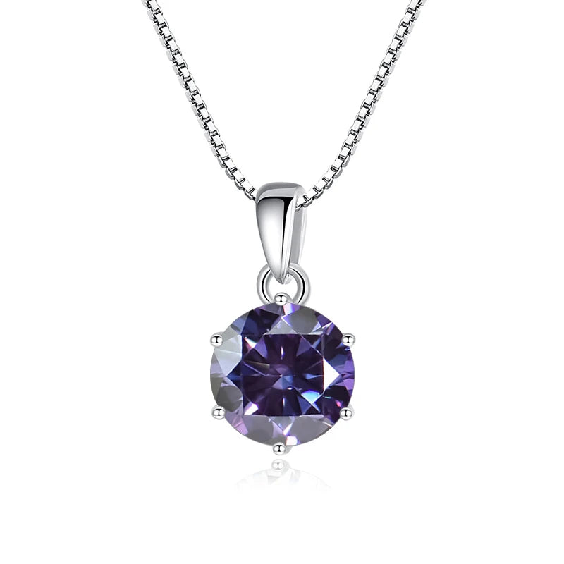 1 CT moissanite butterfly necklace for women
