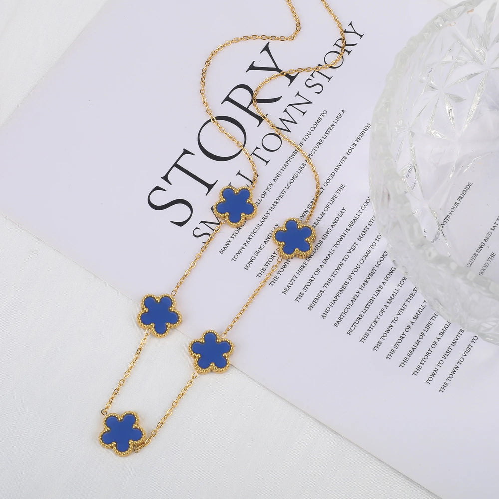 Stylish clover inspired bracelet symbolizing luck and love