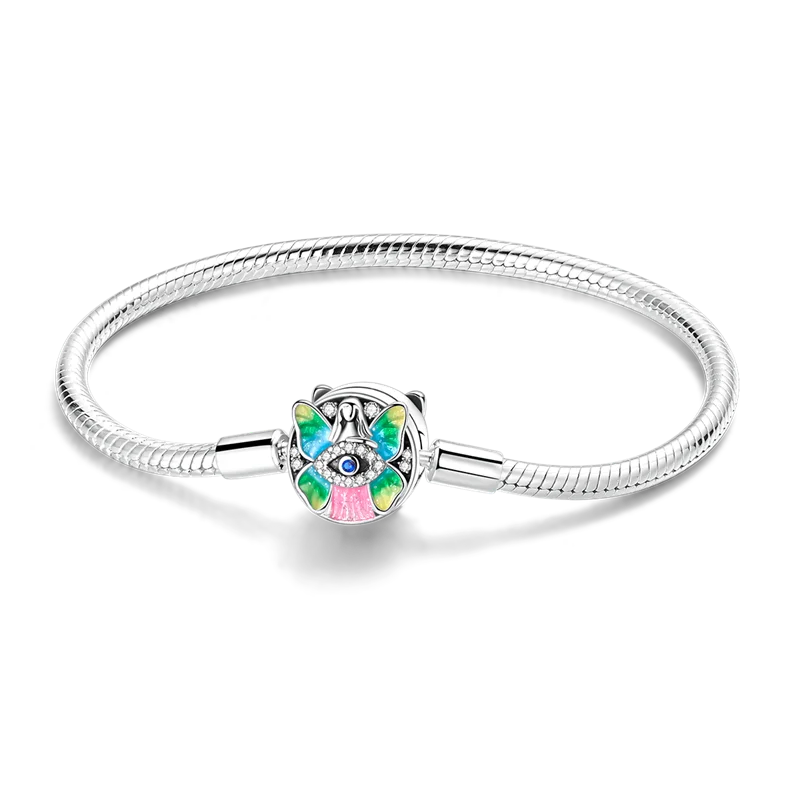 Sterling Silver Heart Charm Bracelet for Women – Gold Plated 925 Silver Jewelry