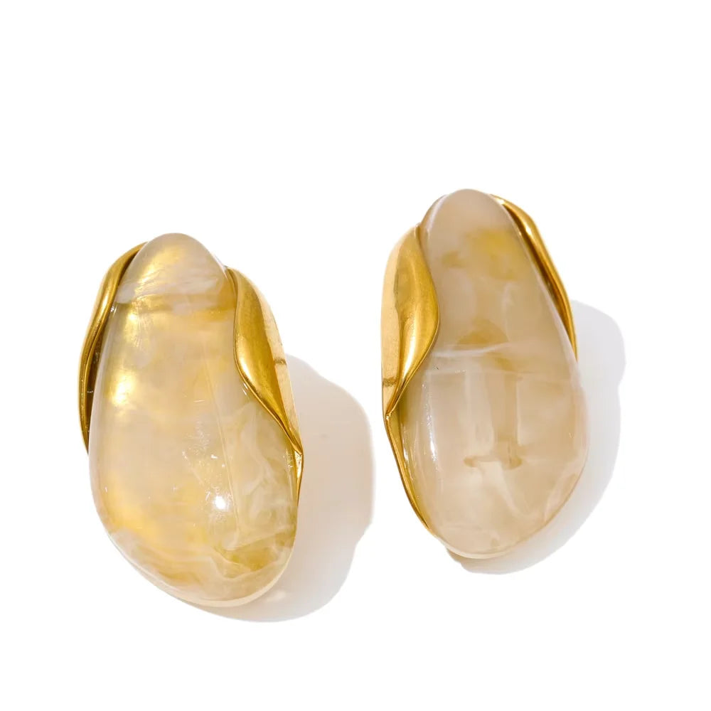 Women’s modern geometric resin adjustable jewelry
