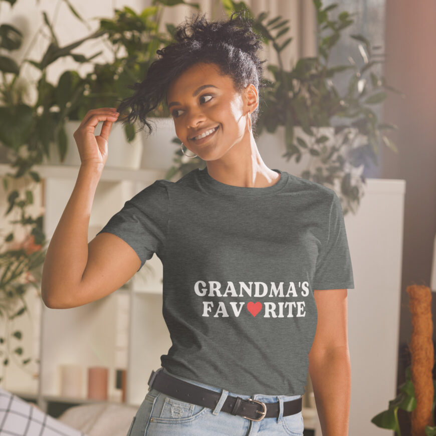Grandma's Favorite Unisex T-Shirt – The Perfect Gift for a Favorite Grandchild - Image 7
