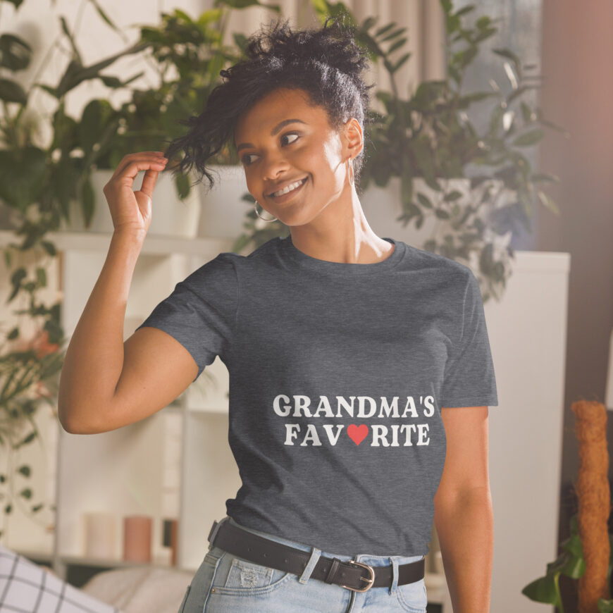 Grandma's Favorite Unisex T-Shirt – The Perfect Gift for a Favorite Grandchild - Image 9