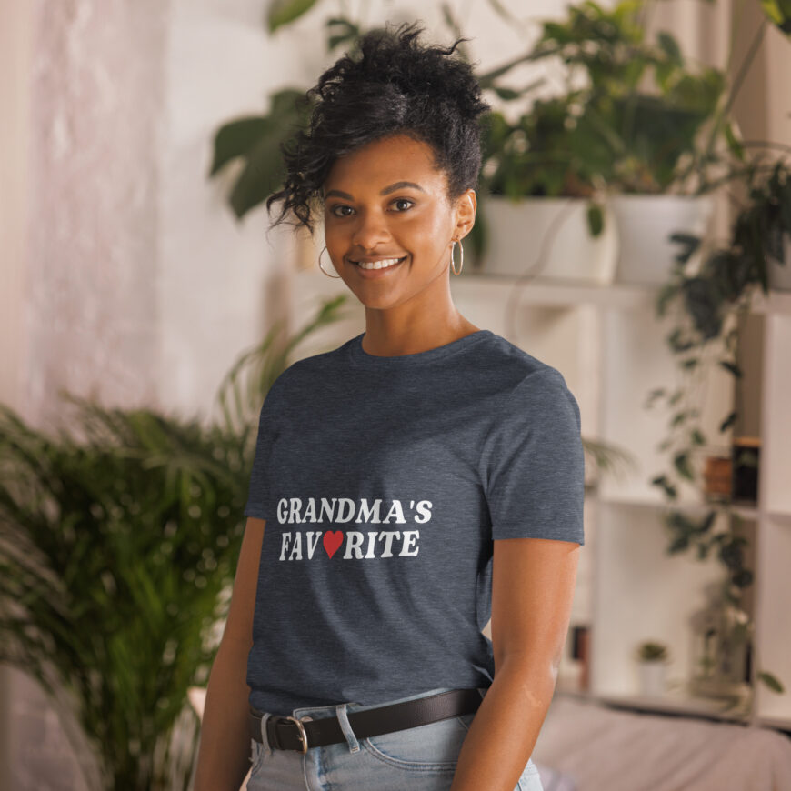 Grandma's Favorite Unisex T-Shirt – The Perfect Gift for a Favorite Grandchild - Image 10