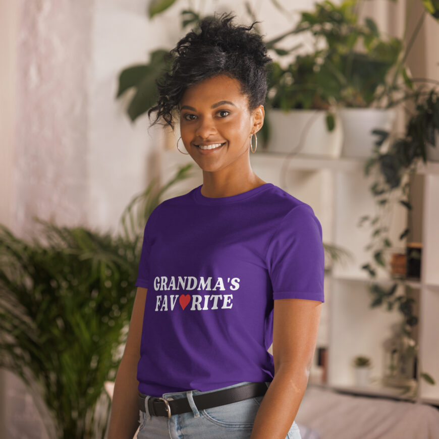 Grandma's Favorite Unisex T-Shirt – The Perfect Gift for a Favorite Grandchild - Image 6